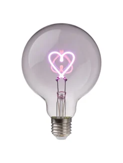 Butlers Leuchtmittel<LED-Glühlampe BRIGHT LIGHT Herz in Pink