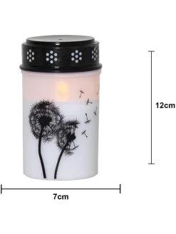 STAR Trading Außenbeleuchtung|Außenleuchten<LED-Grablicht "Dandelion" in Weiß