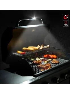 Landmann Grillen<LED-Grilllampe mit Li-Ionen-Akku für Leuchtdauer von bis zu 5 Std.