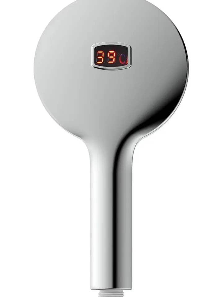 Schütte Badaccessoires<LED-Handbrause "Digi" in Chrom/ Weiß