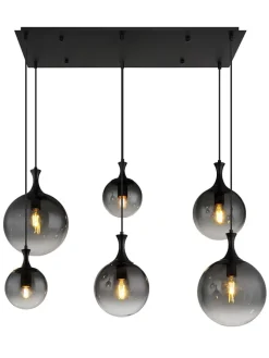Globo lighting Decken- & Hängeleuchten<LED-Hängeleuchte "Dalton" in Schwarz - (L)97 x (B)48 x (H)141 cm