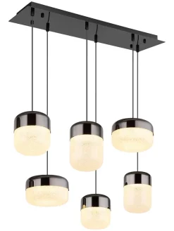 Globo lighting Decken- & Hängeleuchten<LED-Hängeleuchte in Grau - (L)80 x (B)32 x (H)150 cm