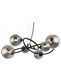 Globo lighting Decken- & Hängeleuchten<LED-Hängeleuchte in Schwarz - (L)62,2 x (B)58,8 x (H)120 cm