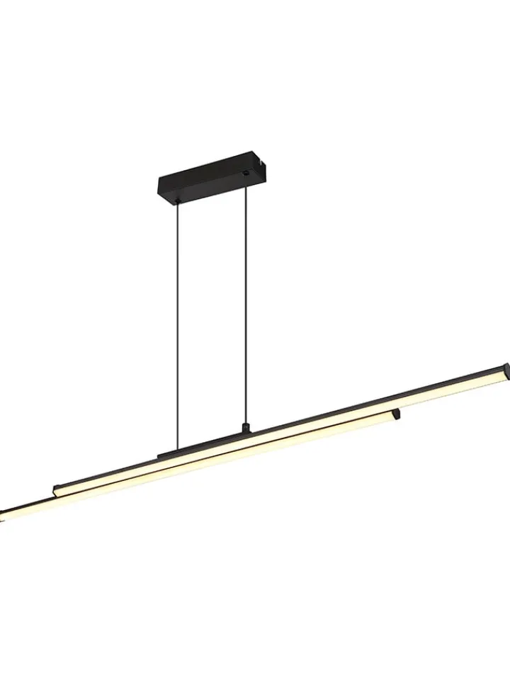 Globo lighting Decken- & Hängeleuchten<LED-Hängeleuchte "Kirina" in Schwarz - (B)110 x (H)120 x (T)6 cm