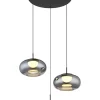 Globo lighting Decken- & Hängeleuchten<LED-Hängeleuchte "Quintara" in Schwarz - Ø 49 cm