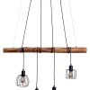 näve Decken- & Hängeleuchten<LED-Hängeleuchte "Woodland" in Hellbraun - (B)100 x (H)150 x (T)10 cm