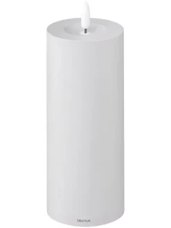 Blomus Kerzen, Vasen & Mehr<LED-Kerze ''Noca'' in Hellgrau - (H)27 cm