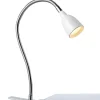 Marksljöd Tischleuchten<LED-Klemmleuchte "Tulip" in Weiß - (H)12 cm