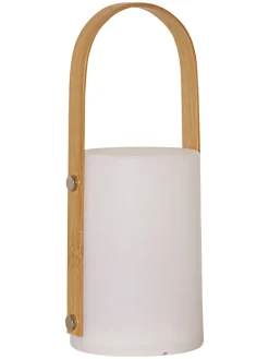 STAR Trading Außenbeleuchtung|Außenleuchten<LED-Laterne "Lisa" in Weiß - (B)12 x (H)26 cm