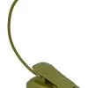 DESIGNWORKS INK ® Tischleuchten<LED-Leselampe in Khaki - (H)24,7 cm