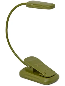 DESIGNWORKS INK ® Tischleuchten<LED-Leselampe in Khaki - (H)24,7 cm