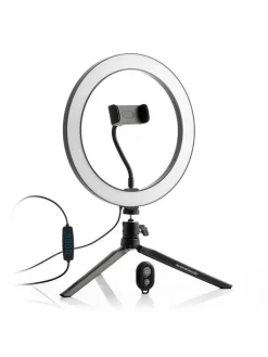 InnovaGoods Technikzubehör<LED-Leuchte mit Stativ - (B)27 x (H)26 x (T)2,5 cm