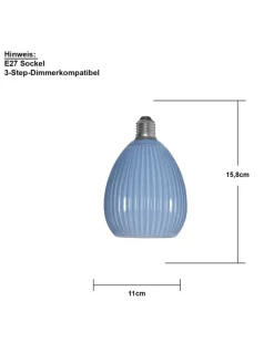 STAR Trading Leuchtmittel<LED-Leuchtmittel ,Decoled Dream', E27, 3,5W, 31-210lm, 3-stufig dimmba