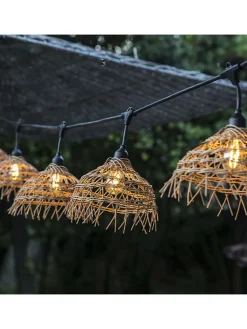 lumisky Außenbeleuchtung<LED-Lichtergirlande "Hawaii" in Natur - (L)600 cm