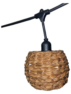 lumisky Außenleuchten<LED-Lichtergirlande "Pine" in Hellbraun - (L)600 cm