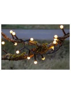 STAR Trading Lichterketten & Deko-Leuchten|Lichterketten & Dekobeleuchtung<LED-Lichterkette "Berry Mini" in Warmweiß - (L)600 cm