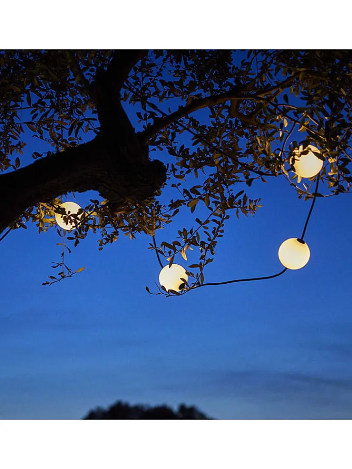 lumisky Außenbeleuchtung|Außenleuchten<LED-Lichterkette "Bolly" in Weiß - (L)505 cm
