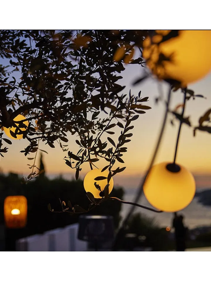 lumisky Außenbeleuchtung|Außenleuchten<LED-Lichterkette "Bolly" in Weiß - (L)505 cm