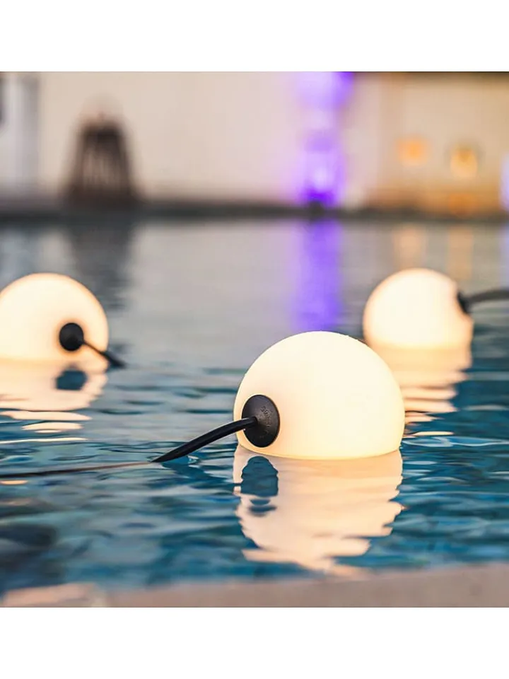lumisky Außenbeleuchtung|Außenleuchten<LED-Lichterkette "Bolly" in Weiß - (L)505 cm