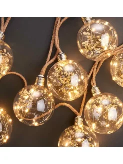 Butlers Lichterketten & Deko-Leuchten|Lichterketten & Dekobeleuchtung<LED-Lichterkette BULB LIGHTS in Braun