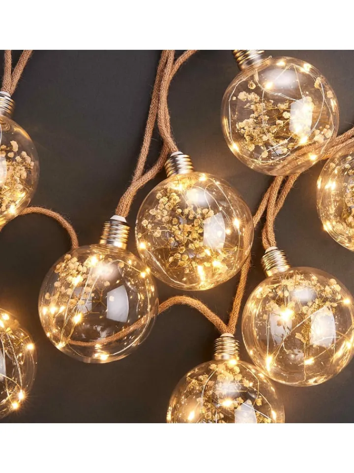 Butlers Lichterketten & Deko-Leuchten|Lichterketten & Dekobeleuchtung<LED-Lichterkette BULB LIGHTS in Braun