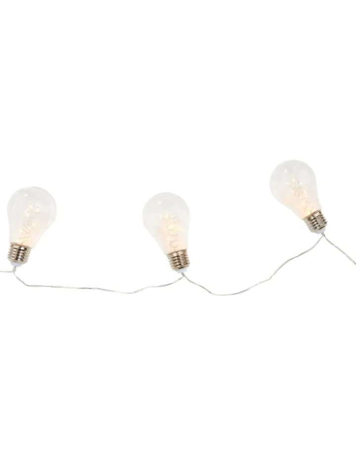 Butlers Lichterketten & Dekobeleuchtung<LED-Lichterkette BULB LIGHTS in Durchsichtig