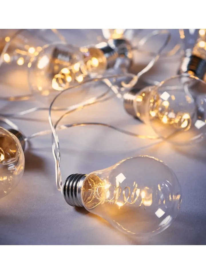 Butlers Lichterketten & Dekobeleuchtung<LED-Lichterkette BULB LIGHTS in Durchsichtig