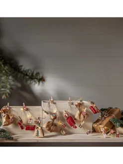 STAR Trading Lichterketten & Dekobeleuchtung<LED-Lichterkette "Clippy Advent" in Bunt - (L)240 cm