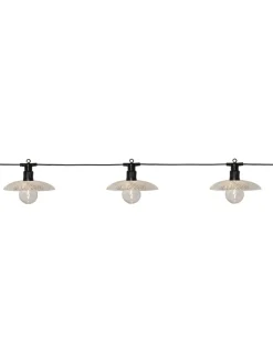 STAR Trading Lichterketten & Deko-Leuchten<LED-Lichterkette "Glassy Light" in Weiß - (B)15,5 x (H)14 cm