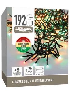 WellHome Lichterketten & Deko-Leuchten|Lichterketten & Dekobeleuchtung<LED-Lichterkette in Bunt in Bunt - (L)104 cm