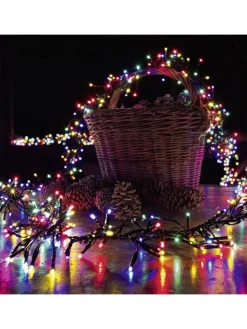 WellHome Lichterketten & Deko-Leuchten|Lichterketten & Dekobeleuchtung<LED-Lichterkette in Bunt in Bunt - (L)104 cm