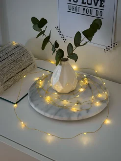 Konstsmide Lichterketten & Deko-Leuchten|Lichterketten & Dekobeleuchtung<LED-Lichterkette in Warmweiß - (L)240 cm