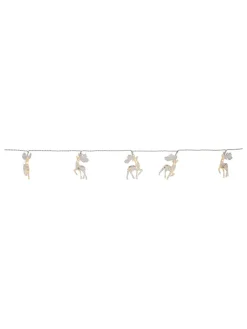 STAR Trading Lichterketten & Dekobeleuchtung<LED-Lichterkette "Izy" in Silber - (L)135 cm