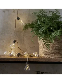 STAR Trading Lichterketten & Deko-Leuchten<LED-Lichterkette "Jutta" in Transparent - (L)225 cm