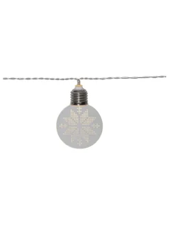 STAR Trading Lichterketten & Deko-Leuchten|Lichterketten & Dekobeleuchtung<LED-Lichterkette "Ornament" in Weiß - (L)180 cm