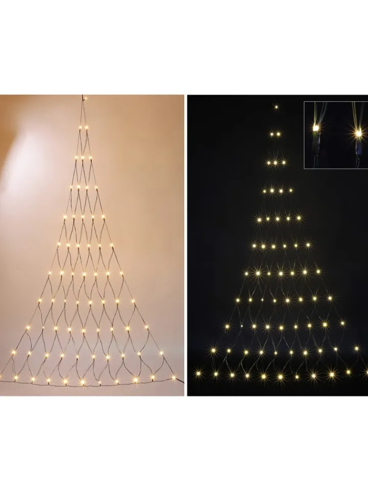 Profiline Lichterketten & Dekobeleuchtung|Lichterketten & Deko-Leuchten<LED-Lichternetz in Warmweiß - (L)175 x (B)120 cm