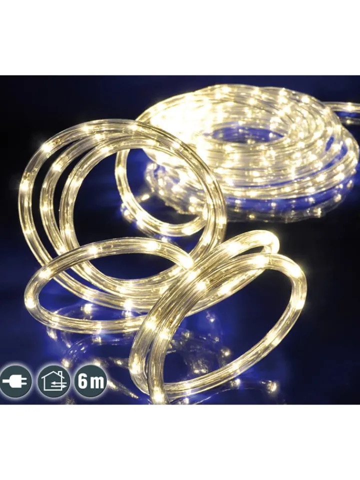 Nordheim Lichterketten & Dekobeleuchtung<LED-Lichterschlauch in Warmweiß - (L)600 cm