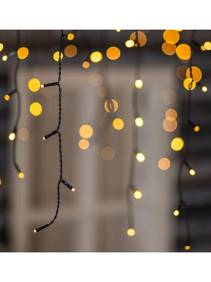 Hollybell Lichterketten & Deko-Leuchten|Lichterketten & Dekobeleuchtung<LED-Lichtervorhang - EEK F (A bis G) - (L)52 x (B)1185 cm