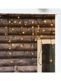 Hollybell Lichterketten & Deko-Leuchten|Lichterketten & Dekobeleuchtung<LED-Lichtervorhang - EEK F (A bis G) - (L)52 x (B)1185 cm