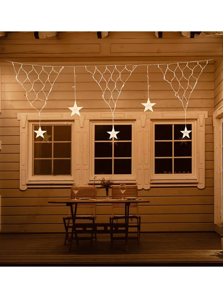 Hollybell Lichterketten & Deko-Leuchten<LED-Lichtervorhang in Warmweiß