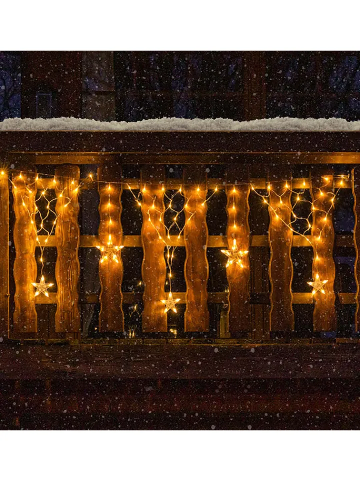 Hollybell Lichterketten & Deko-Leuchten<LED-Lichtervorhang in Warmweiß