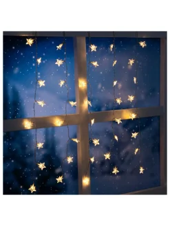 Profiline Lichterketten & Dekobeleuchtung|Lichterketten & Deko-Leuchten<LED-Lichtervorhang in Warmweiß