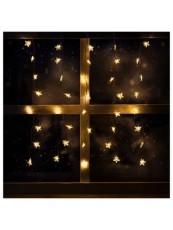 Profiline Lichterketten & Dekobeleuchtung|Lichterketten & Deko-Leuchten<LED-Lichtervorhang in Warmweiß