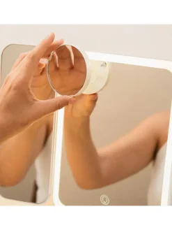 InnovaGoods Spiegel<LED-Schminkspiegel in Weiß