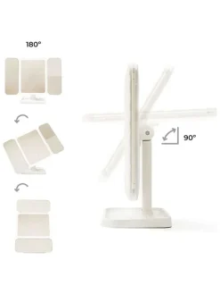 InnovaGoods Spiegel<LED-Schminkspiegel in Weiß