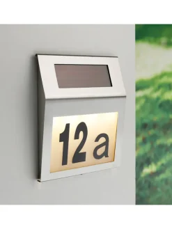 Garden Hero Außenbeleuchtung|Außenleuchten<LED-Solar-Außenleuchte in Silber - (B)18 x (H)20 cm