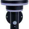 näve Außenleuchten<LED-Solar-Außenwandleuchte "Nora" in Schwarz - (B)17,5 x (H)18 x (T)16 cm