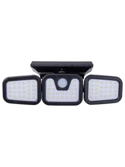 näve Außenbeleuchtung|Außenleuchten<LED-Solar-Außenwandleuchte "Pacita" in Schwarz - (B)28 x (H)13,5 x (T)11 cm