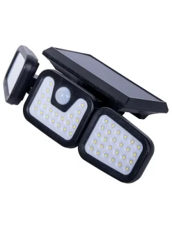 näve Außenbeleuchtung|Außenleuchten<LED-Solar-Außenwandleuchte "Pacita" in Schwarz - (B)28 x (H)13,5 x (T)11 cm