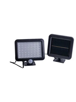 näve Außenbeleuchtung|Außenleuchten<LED-Solar-Außenwandleuchte "Pepe" in Schwarz - (B)13 x (H)15 cm